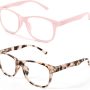 FONHCOO Blue Light Blocking Glasses Women/Men, Computer Glasses 2 Pack, Gaming Glasses with Anti Eyestrain & UV Glare Pink & Leopard - Image 3