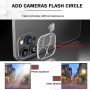 3 Pack For iPhone 15 Pro Max 15 14 13 12 11 Tempered Glass Camera Lens Protector - Image 6