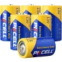 PKCELL 1.5V Size D Battery, 6Pcs Heavy Duty R20P UM-1 PC1300 Zinc-carbon Batteries for Lamp Lantern - Image 3