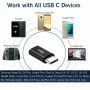 Micro USB Female to Type C Male Adapter Converter Micro-B to USB-C Connector LOT - Image 5