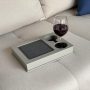 meistar Sofa, Couch, Bed, TV and Lap Tray Table for Eating with EVA Base and 2 Cup Holders. Remote Control and Cellphone Holder. Arm Rest Organizer. (Brown/Tobacco) - Image 4