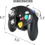 Reiso 2 Packs NGC Controllers Classic Wired Controller for Wii Gamecube (Light Orange and Green) - Image 6