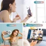 Upgrade 3200K-6500K LED Clip Ring Light 40 LED Lamp Selfie Fill Lights For iPhone Andriod Mobile Phone USB Charge Enhancing Lamp - Image 3