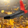 215 MPH 240 CFM 10 Amp Electric Handheld Leaf Blower, Red - Image 4