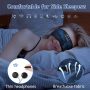 LC-dolida Sleep Headphones Bluetooth Headband Music Wireless Headband Headphones with Thin HD Stereo Speakers Perfect for Side Sleepers, Sport, Yoga, Travel (Fashion Blue) - Image 3