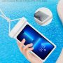 wellhouse Waterproof Phone Pouch, Waterproof Phone Case for iPhone 17 16 15 14 13 Pro Max XS Samsung, IPX8 3D Cellphone Dry Bag Beach Essentials (2 Pack - Duke Black & White7.0, 7 inch) - Image 3