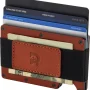 The Ridge Wallet - Leather Cash Strap - Tobacco Brown - Image 3
