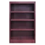 Concepts in Wood 4 Shelf Wood Bookcase, 48 inch Tall - Cherry Finish - Image 3