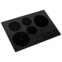 Whirlpool - 30 in. Wide 5 element Built-In Electric Cooktop with FlexHeat Dual Radiant Element - Black - Image 2