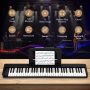 61-Key Folding Piano Keyboard with Full Size Keys and Music Stand - Image 4