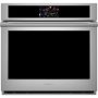 Monogram - Statement 30" Built-In Single Electric Convection Wall Oven with No-Preheat Air Fry and Voice Control - Stainless Steel - Image 1