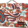 Canvaslove 360° Protective Laptop Sleeve with Two Pockets (14 inch, Blue and Red) - Image 1
