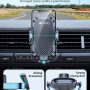 VICSEED Upgrade Ultra Stable Car Phone Holder Mount Vent, [Never Fall Off & Won't Break] Universal Air Vent Phone Mount for Car Easy Clamp Cell Phone Holder Car for iPhone 15 14 13 12 Pro Max - Image 2