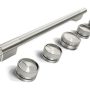 KitchenAid - Handle and Knob Hardware Accessory Kit for 30" Commercial-Style Gas Range - Monochromatic Stainless Steel - Image 1