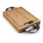 PRO Cutting Board with Stainless Steel Bowls - Image 1