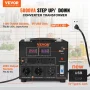 VEVOR Voltage Converter Transformer, 5000W, Heavy Duty Step Up/Down Transformer, Convert from 110 Volt to 220 Volt and  from 220 Volt to 110 Volt, with US Outlet EU Outlet 5V USB Port, CE Certified - Image 2