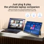 ASUS - ZenScreen 16" FHD+ IPS Portable Monitor with Ergo Kickstand (Mini-HDMI, USB-C) - Black - Image 4
