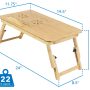 Mount-It! Laptop Tray Bed Stand | Fits 11-17 Inch Laptops - Image 3