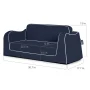 P'kolino Little Reader Toddler Sofa, Navy - Image 5