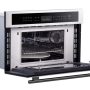 Forno Appliances - Oliena Espresso 1.6 cu. ft. Compact Convection Oven and 1000W Microwave Combo - Silver - Image 3