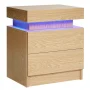 Albanese Manufactured Wood Nightstand with RGB LED Lights - Image 4