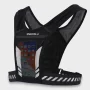 Running Vest Phone Holder, Lightweight Chest Phone Holder with 4 Pockets, Breathable Training Reflective Running Vest Sport Jogging Vest Adjustable Waistband for Running, Gym, Biking, Men & Women - Image 1