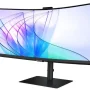 Samsung - ViewFinity 34" S6 (S65VC) UWQHD Built-in Webcam 100Hz AMD FreeSync HDR10 Monitor (HDMI, USB, DisplayPort) - Black - Image 3