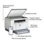 HP - LaserJet M234dw Wireless AI-Enabled Black-and-White Laser Printer - White & Slate - Image 3
