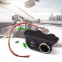 12V Car Cigarette Lighter Socket Splitter Dual USB Charger Power Adapter Outlet - Image 5