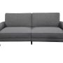 Mainstays Barlow Futon, Linen Fabric, Gray, 76.3" - Image 4