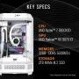 Thermaltake - LCGS Reactor 7897XS Gaming Desktop AMD Ryzen 7 7800X3D 2023 32GB Memory Radeon RX 9070 XT 2TB SSD NVMe M.2 - Snow - Image 2
