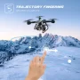 4DRC V14 Drone with 1080P HD Camera Live Video 120°Wide-Angle Wifi Altitude Hold, 3D Flip 2 Batteries Black - Image 4