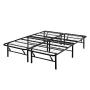 Mainstays Full 14" High Profile Foldable Steel Platform Bed Frame with Storage Space Under Frame, No Box Spring Required, Black - Image 2