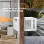 TCL - 550 Sq. Ft. 12,000 BTU Smart Inverter Window Air Conditioner with Supplemental Heat Function - White - Image 3