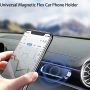 Universal Magnetic Flex Car Phone Holder, car Multifunctional Mobile Phone Bracket 360 Degree, Carmount Smartphone Magnet, Mini-Size, Suitable for All Phones from 4-7 inches(Silver) - Image 3