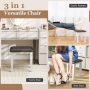 Faux Leather Vanity Stool Chair Set of 2 for Makeup Room and Living Room - Image 6