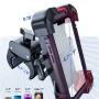 JOYROOM Motorcycle Phone Mount Bike Phone Holder, Auto Lock Adjustable Handlebar Phone Holder Mount for 4.7"-7" Cell Phones - Image 6
