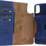 Venito Florence Leather Wallet Phone Case Compatible with Antique Dark Blue - Image 4