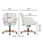 Henredon Murphy Fabric Office Chair - Image 2