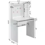 Designs2Go 31.5 in. Rectangular Black Student Computer Desks with Magnet Board and Shelves - Image 3