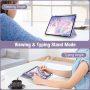 Fintie Hybrid Slim Case for iPad Pro 11-inch (4th / 3rd Generation) 2022/2021 - [Built-in Pencil Holder] Shockproof Cover w/Clear Transparent Back Shell, Also Fit iPad Pro 11" 2nd Gen, Lilac Purple - Image 4