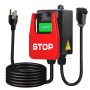 120V Paddle Switch with 5.5 Ft Cord for Power Tools Emergency Stop Fits Table Saw Router Drill Press Bench Saw Black - Image 1