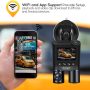 Blueskysea B2W 1080P Dual Dash Cam Front and Inside Dashcam HD Double Rotatable Lens Driving Recorder Camera with GPS IR Night Vision 2'' Screen 32GB SD Card for Uber Rideshare Lyft Car Driver - Image 3