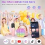Adofi Toy Microphone for Kids, Toddler Microphone for Singing, Karaoke Machine for Girls, Portable Kids Microphone with 2 Bluetooth Microphones, Kids Microphone for Girls - Image 6