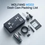 Dash Cam,1080P Car Camera 3” LCD Screen,170° Wide Angle,WDR,G-Sensor, SD Card(Not Include),Black - Image 4