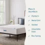 Lucid Bliss Twin Tight Top 5" Firm Memory Foam Mattress with Gel Infusion and Ventilation - Image 6