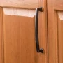Bridges Collection Pull 6-5/16 in. (160mm) Center to Center Oil-Rubbed Bronze Highlighted Bar Cabinet Pull - Image 4