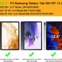 Soke Galaxy Tab S8+/S7 FE/S7 Plus Case with S Pen Holder [SM-X800/X806/T730/T736B/T970/T975] - Shockproof Stand Folio Case for Samsung Tab S8+ 2022/S7 FE 2021/S7 Plus 2020 12.4" Tablet,Dark Grey - Image 3