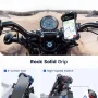 JOYROOM Motorcycle Phone Mount Bike Phone Holder, Auto Lock Adjustable Handlebar Phone Holder Mount for 4.7"-7" Cell Phones - Image 5