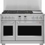 Monogram - 48" Professional 12" Backsplash - Stainless Steel - Image 1